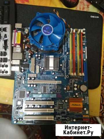 Материнская плата asrock 4Core1333-eSata2 LGA775в Старый Оскол - изображение 1