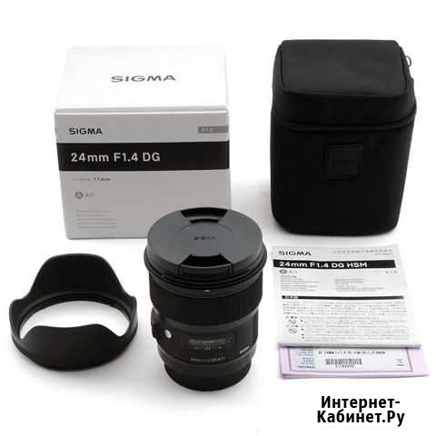 Sigma 24mm 1.4 art EF Обмен Пенза - изображение 1