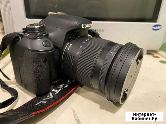 Зеркальный фотоаппарат canon 600d с профессиональн Уфа - изображение 1