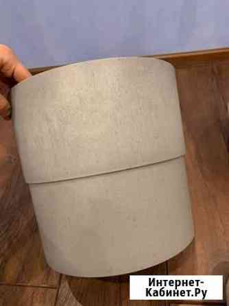 Кашпо серое Икея (модель Нипон) Калуга