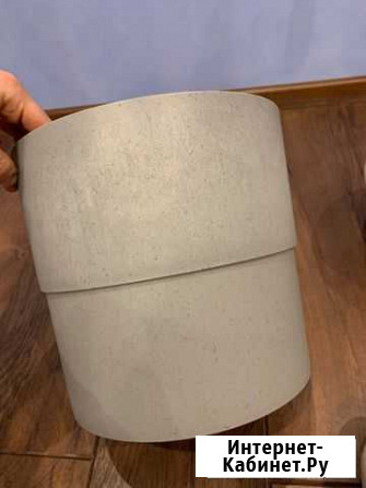 Кашпо серое Икея (модель Нипон) Калуга - изображение 1