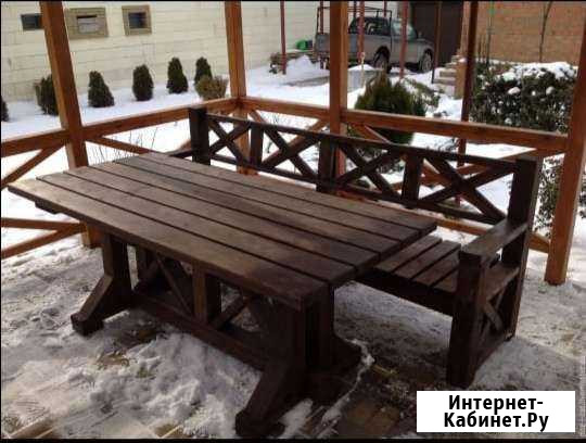 Мебель под старину. Мебель из массива. Стол. Скаме Брянск - изображение 1