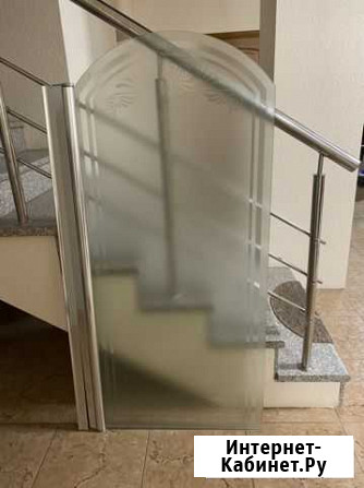 Стеклянная штора на ванну Омск - изображение 1