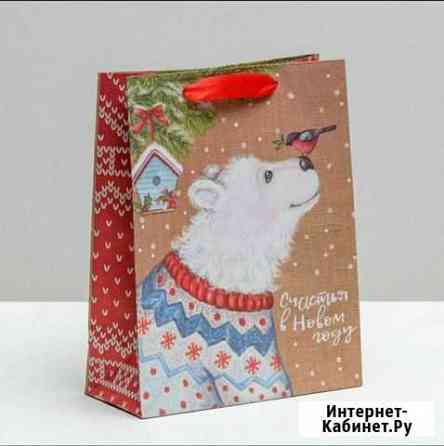 Пакет крафтовый вертикальный Красноярск