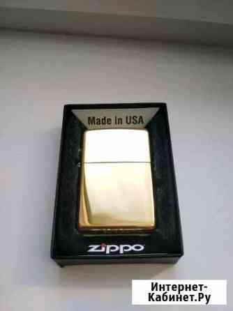 Зажигалка Zippo Brushed Brass Классическая Валуйки