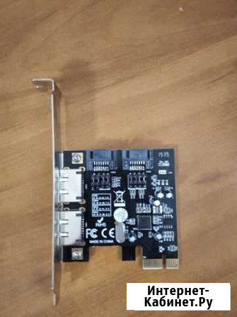 Pci Контроллер плата расширения SATA и e-SATA Дубовое - изображение 1