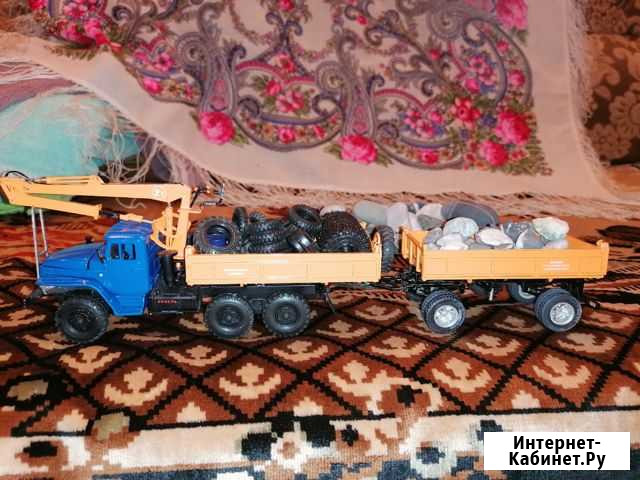 Урал 4320 самосвал с кму и прицеп сзап 8543 Кунгур - изображение 1