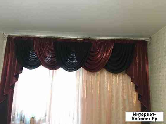 Комплект штор (ламбрекен-5м, тюль из органзы 7 м Мурманск