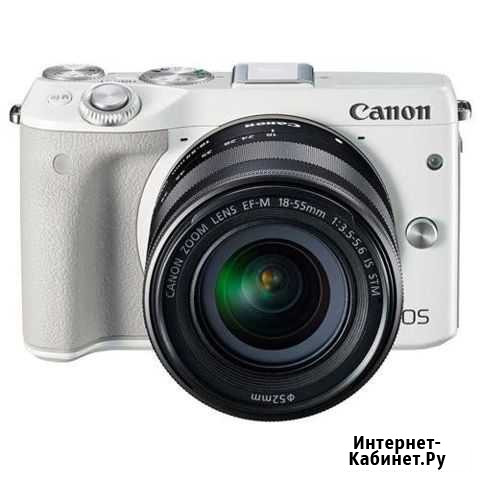 Canon EOS M3 Kit 15-45 IS STM Black / White Улан-Удэ - изображение 1