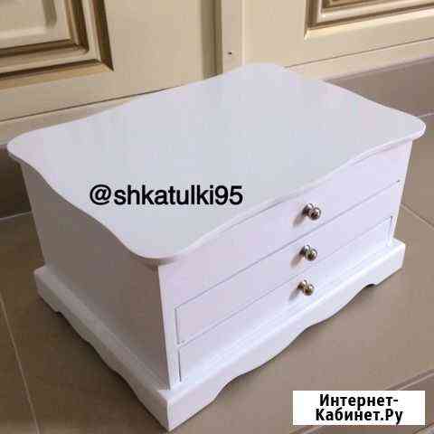 Шкатулка большая деревянная Грозный