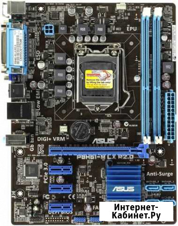 Материнская плата asus P8H61-M LX R2.0 Итатский - изображение 1
