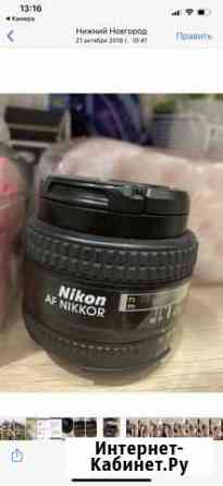 Объектив nikon 50mm 1 4 Нижний Новгород