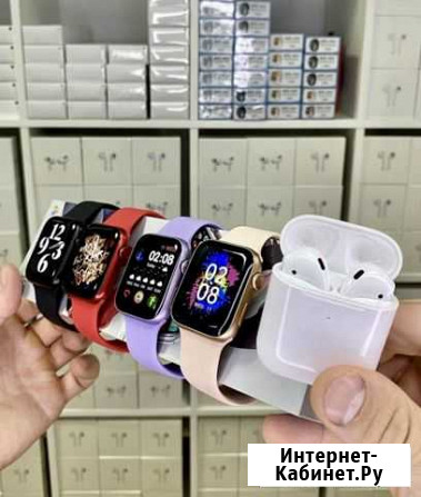 Смарт часы watch 7«красный 45мм» Якутск - изображение 1