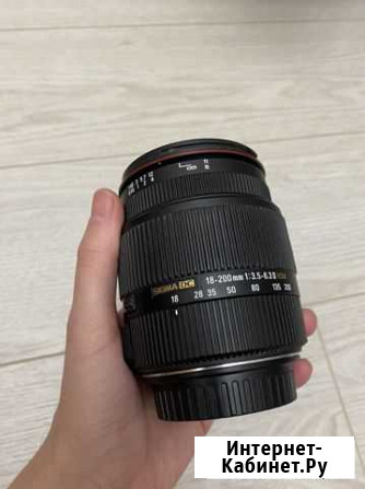Объектив Sigma 18-200 Оренбург - изображение 1