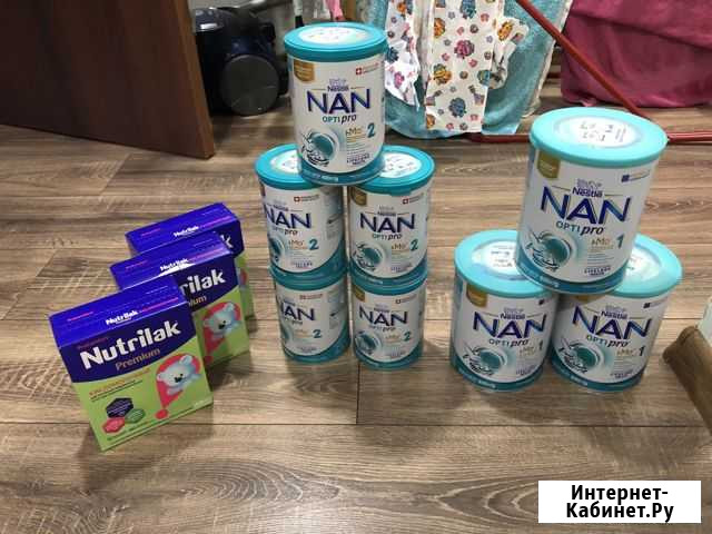 Nan optipro 1/2 Nestle Nutrilak смесь каша Сургут - изображение 1