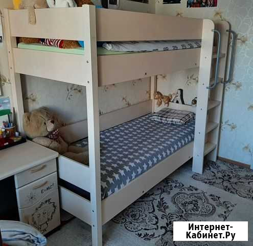 Двухъярусная кровать бу Хабаровск - изображение 1