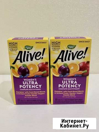Natures Way Alive Полный Комплекс Для Женщин 60таб Самара - изображение 1