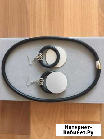 Комплект из чокера на магните и серьги висячие из Барнаул - изображение 1