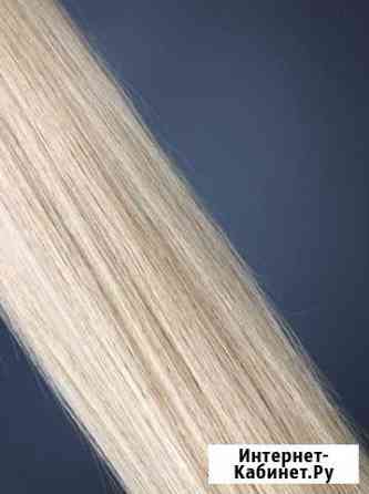 Волосы для наращивания новые блонд в срезе Калининград