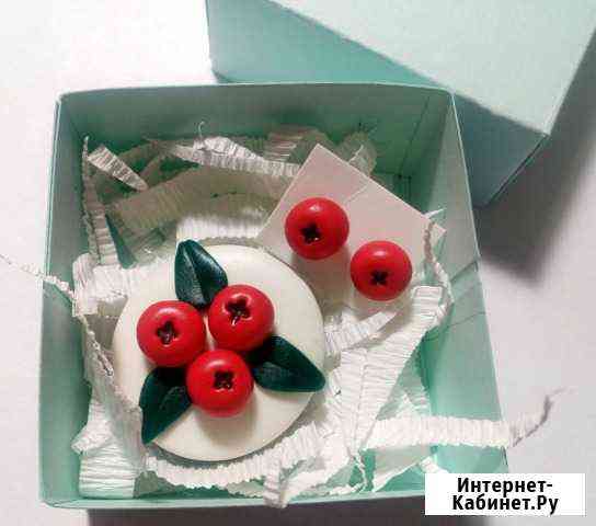 Комплект брошь и серьги Санкт-Петербург