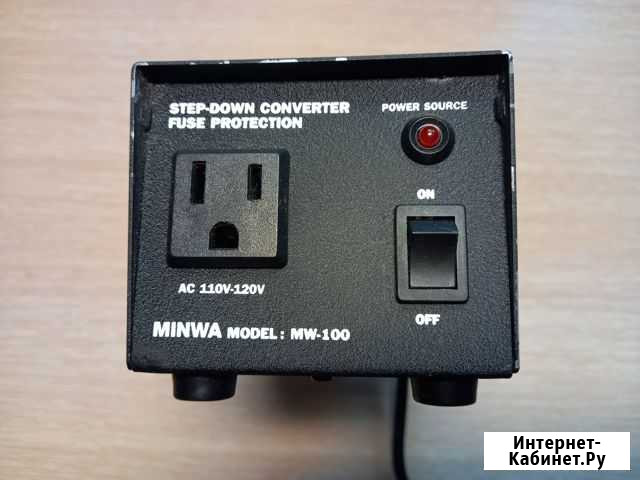 Понижающий трансформатор 220-110В minwa MW-100D Губкин - изображение 1
