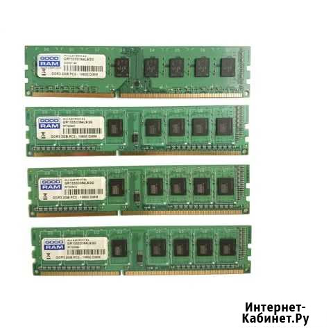 Оперативная память Goodram DDR3 8Gb 4х2Gb Калининград - изображение 1