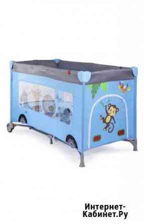 Кроватка манеж Babyton Blue bus G120 Красногорск
