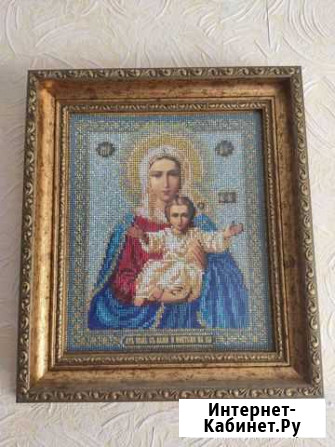 Икона вышитая бисером Ярославль - изображение 1