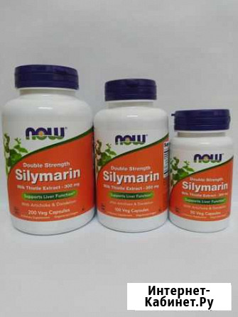 Силимарин для печени Now Foods 300мг 50/100/200кап Новосибирск - изображение 1