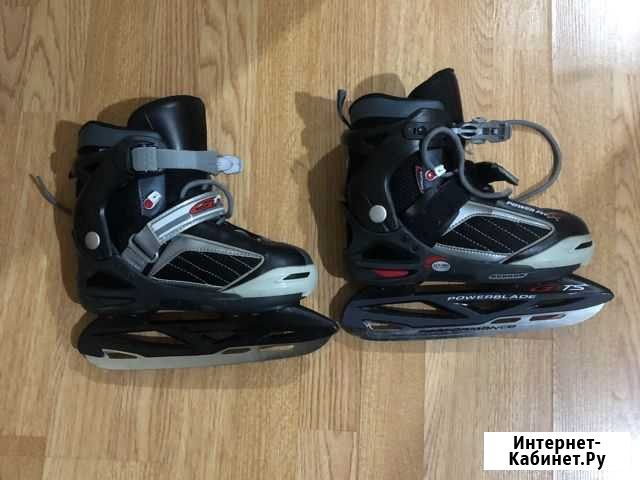 Коньки хоккейные раздвижные powerblade Мурино - изображение 1