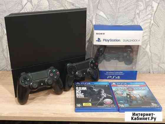 Sony PS4 500gb + 3 джойстика + 3 диска Белгород