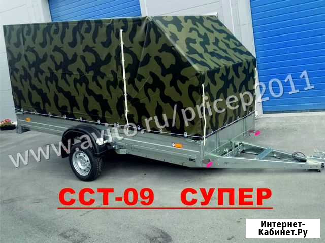 Прицеп легковой сст-7132 супер 3.5х1.5 камуфляж Томск - изображение 1