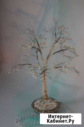 Жемчужное дерево. Сакура. Подарки из бисера Оренбург - изображение 1