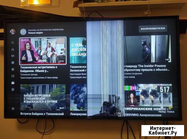 Телевизор Lg 49uj630v на запчасти Мурино - изображение 1