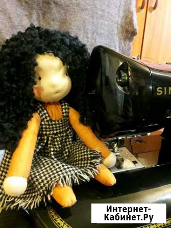 Текстильная, из ткани кукла полность ручной ра Владимир - изображение 1