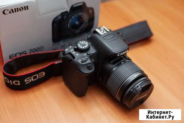 Зеркальный фотоаппарат Canon 700D Уфа - изображение 1
