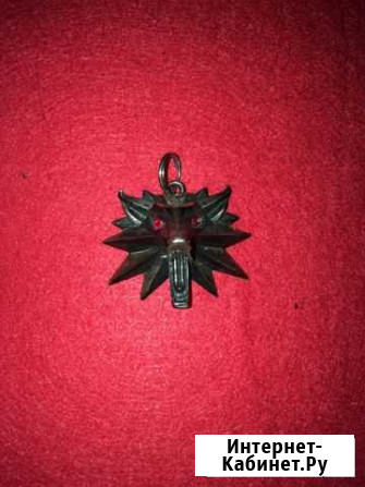 Кулон ведьмака школы волка серебро, драгоценные ка Липецк - изображение 1
