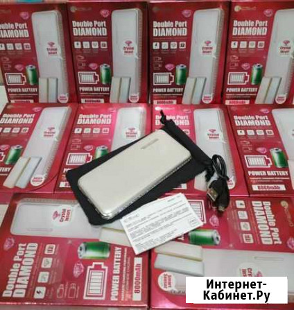 Power bank 8000 MAh со стразами Казань - изображение 1
