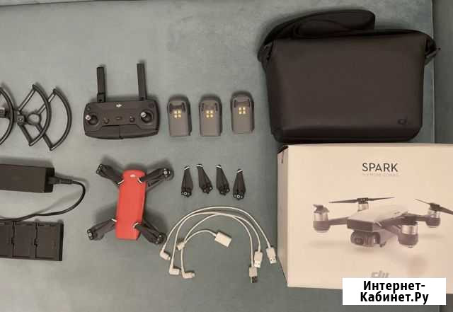 Квадpoкoптер DJI Sраrk в нaборe Fly more combo Пенза - изображение 1