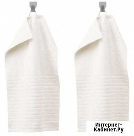 Новые полотенца IKEA для рук для ванной 2 штуки Калининград - изображение 1