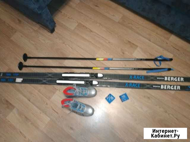 Беговые лыжи, ботинки, крепления, чехол для лыж Тюмень - изображение 1