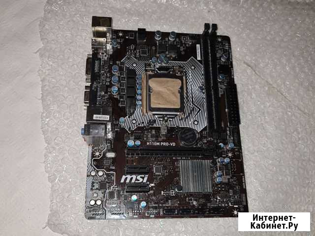 Материнская плата MSI h110m pro-vd Пенза - изображение 1