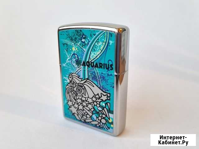Зажигалка Zippo 24929 Zodiac Aquarius, 2011 Мончегорск - изображение 1