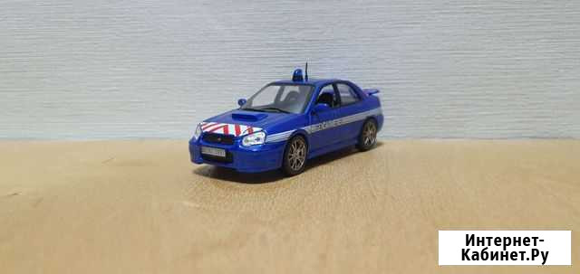 Subaru Impreza Полиция Франции Deagostini 1/43 Чебоксары - изображение 1