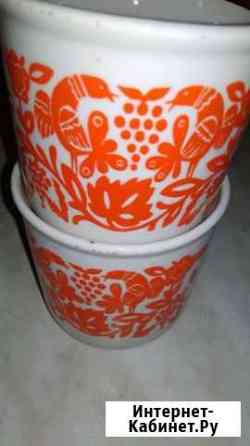 Чашка бокальчик СССР.за 2шт(рн пз) Вологда