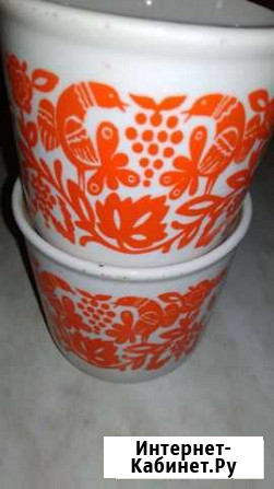 Чашка бокальчик СССР.за 2шт(рн пз) Вологда - изображение 1