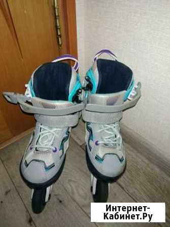 Роликовые Коньки детские раздвижные 32-35 Тольятти - изображение 1