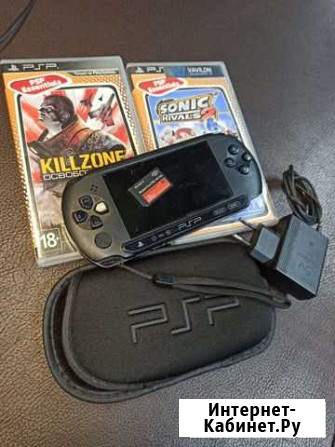Sony PSP e1008 полный комплект Архангельск - изображение 1