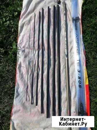 Удилище новое shimano aspire TE 3-808 Тамбов - изображение 1