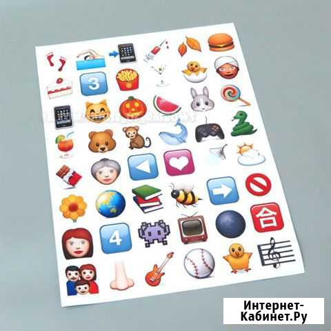 Наклейки, стикеры Emoji (эмодзи, эмоджи) Раменское - изображение 1